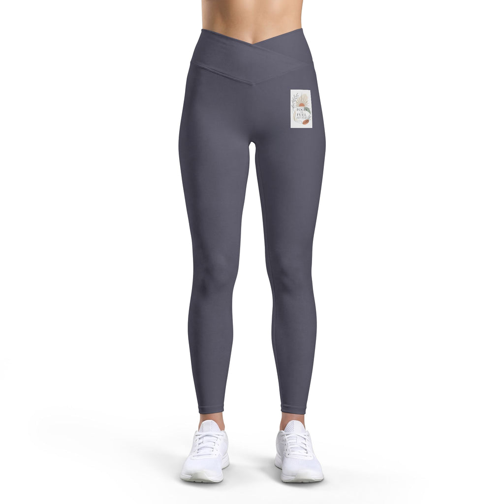 Black Luxe Leggings — High-Waist V-Front Workout & Everyday Leggings