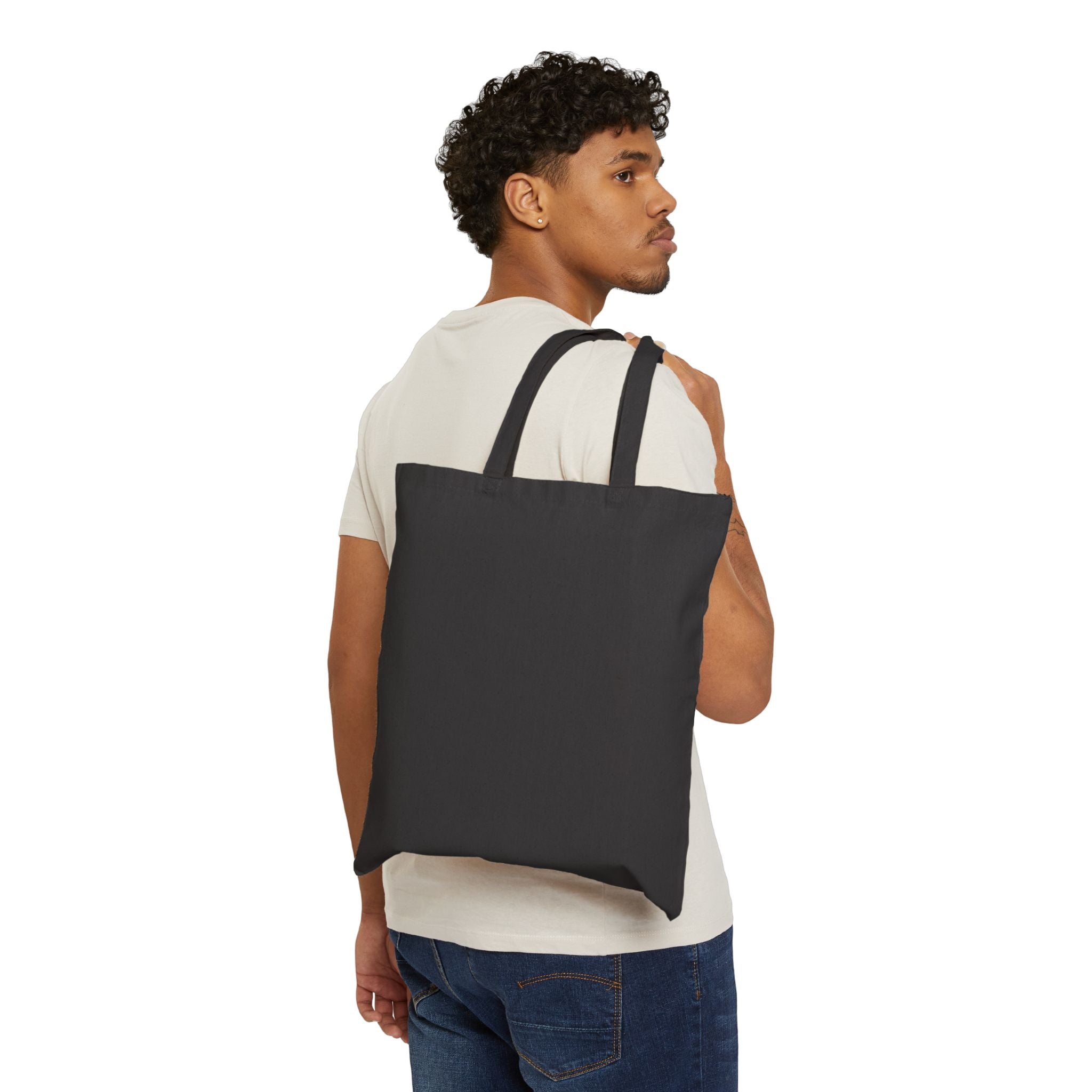 Less Noise More Life Canvas Tote Bag — Everyday Cotton Carry-All