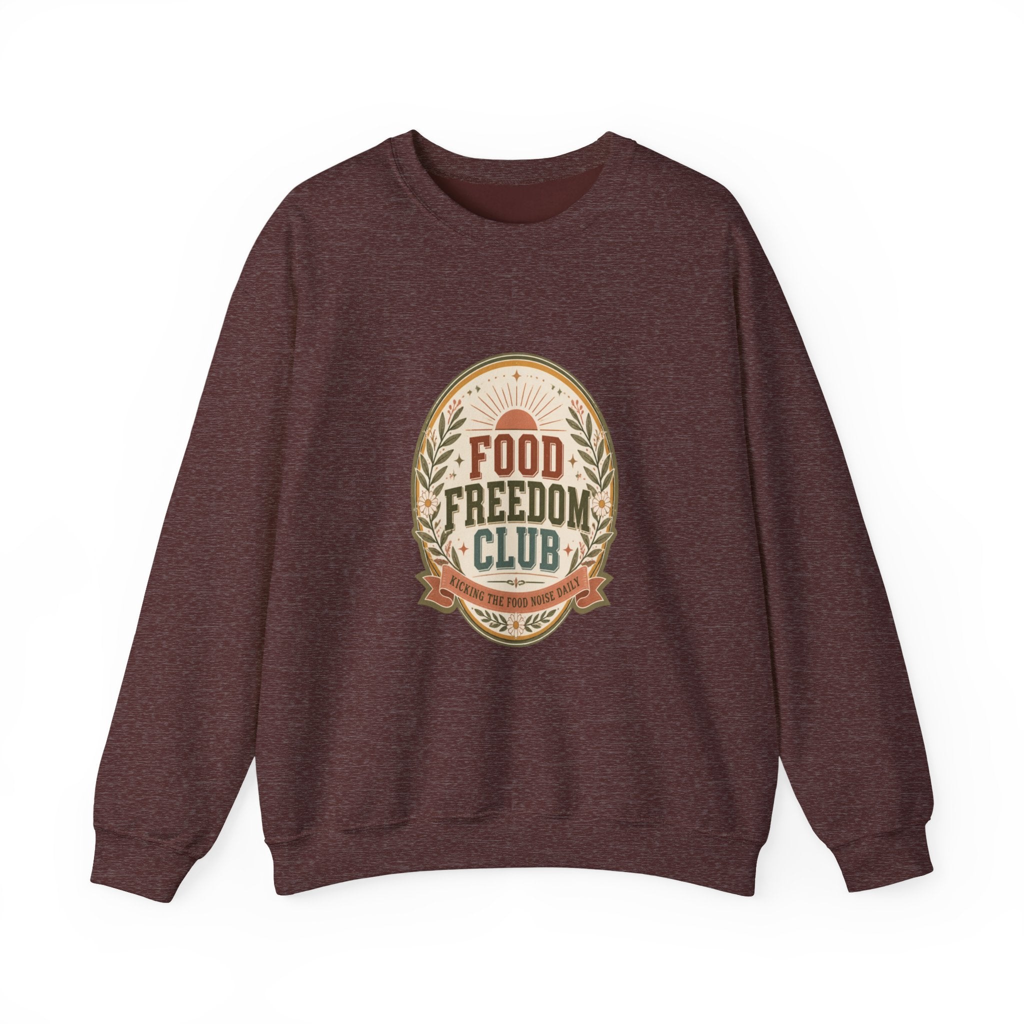 Food Freedom Club Sweatshirt — Vintage Emblem Crewneck