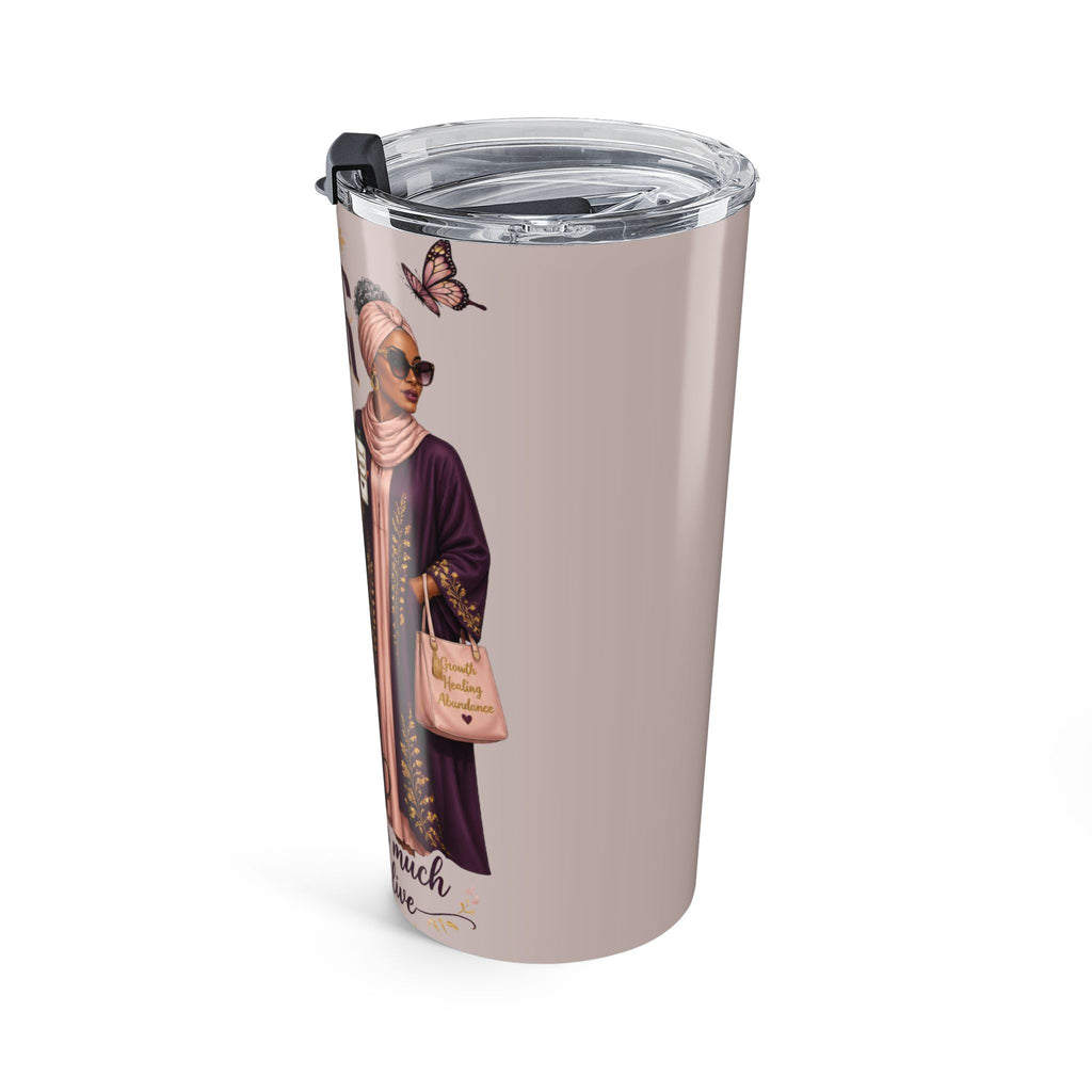 20oz Inspirational Tumbler – "My Life Is Bigger Than Food" Travel Cup