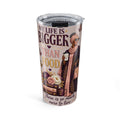 20oz Inspirational Tumbler – "My Life Is Bigger Than Food" Travel Cup