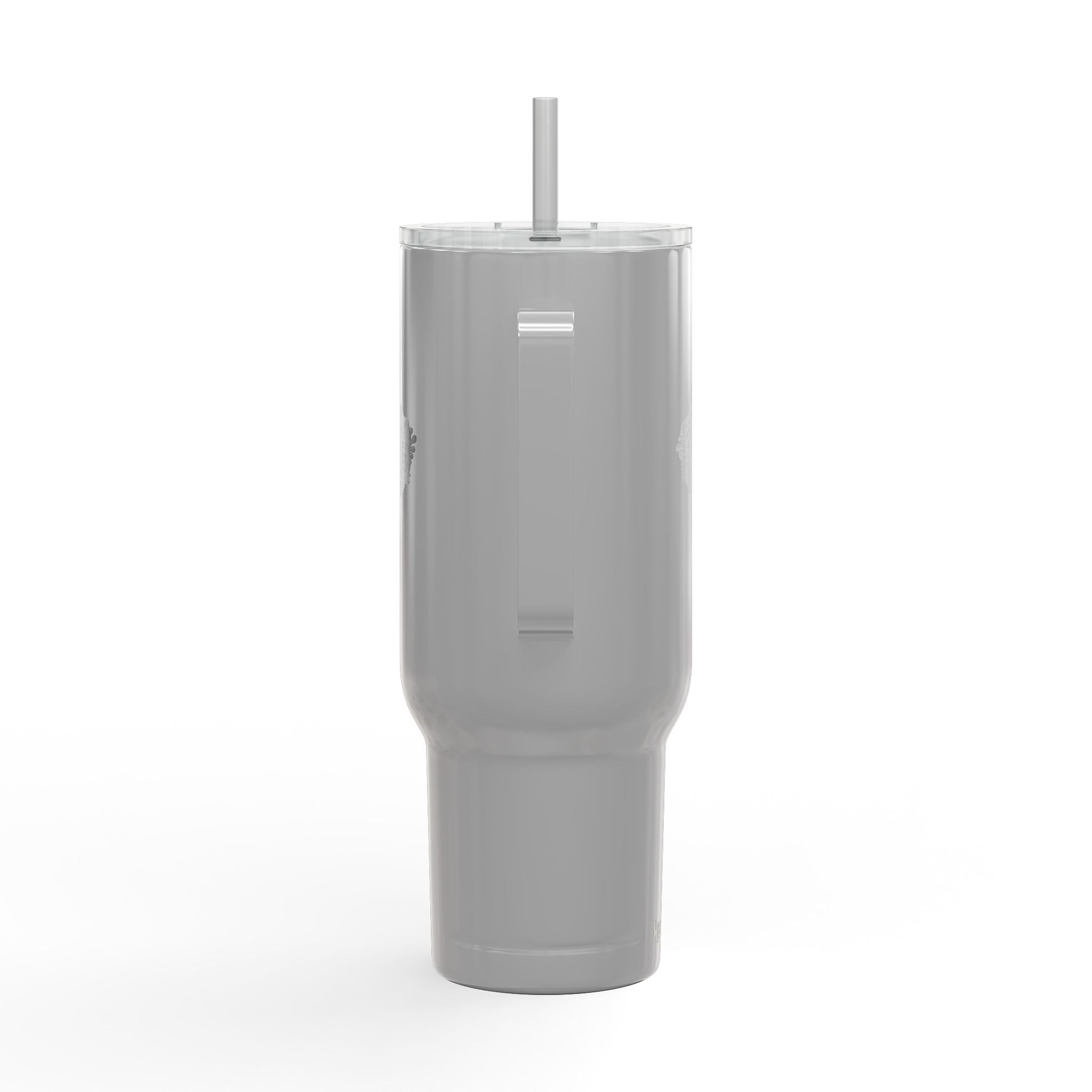 40oz Engraved Insulated Tumbler with Lid & Straw – 'Kicking up Food Noises' Travel Mug