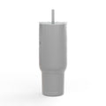 40oz Engraved Insulated Tumbler with Lid & Straw – 'Kicking up Food Noises' Travel Mug