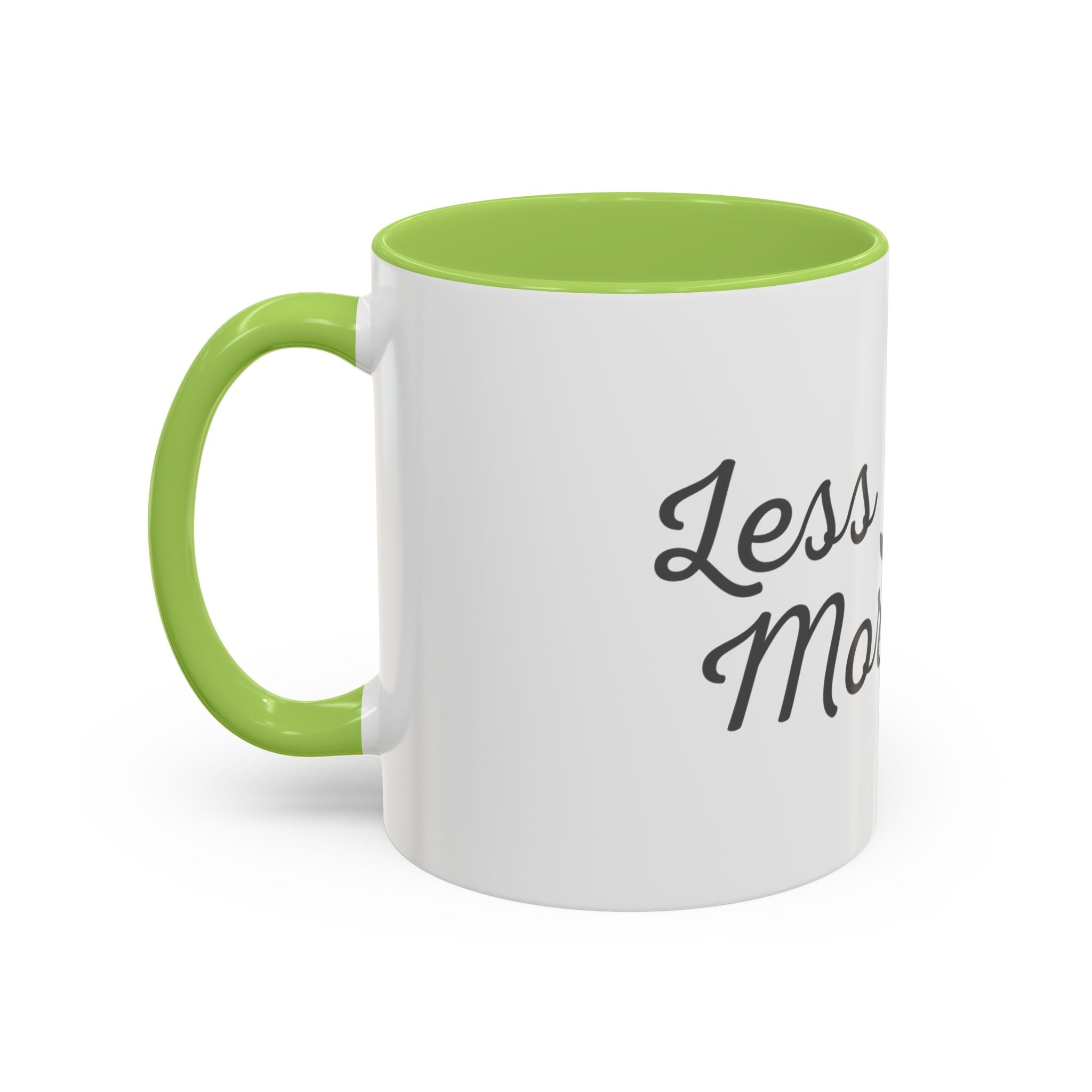 Coffee Mug — "Less Noise, More Life" Inspirational Accent Mug