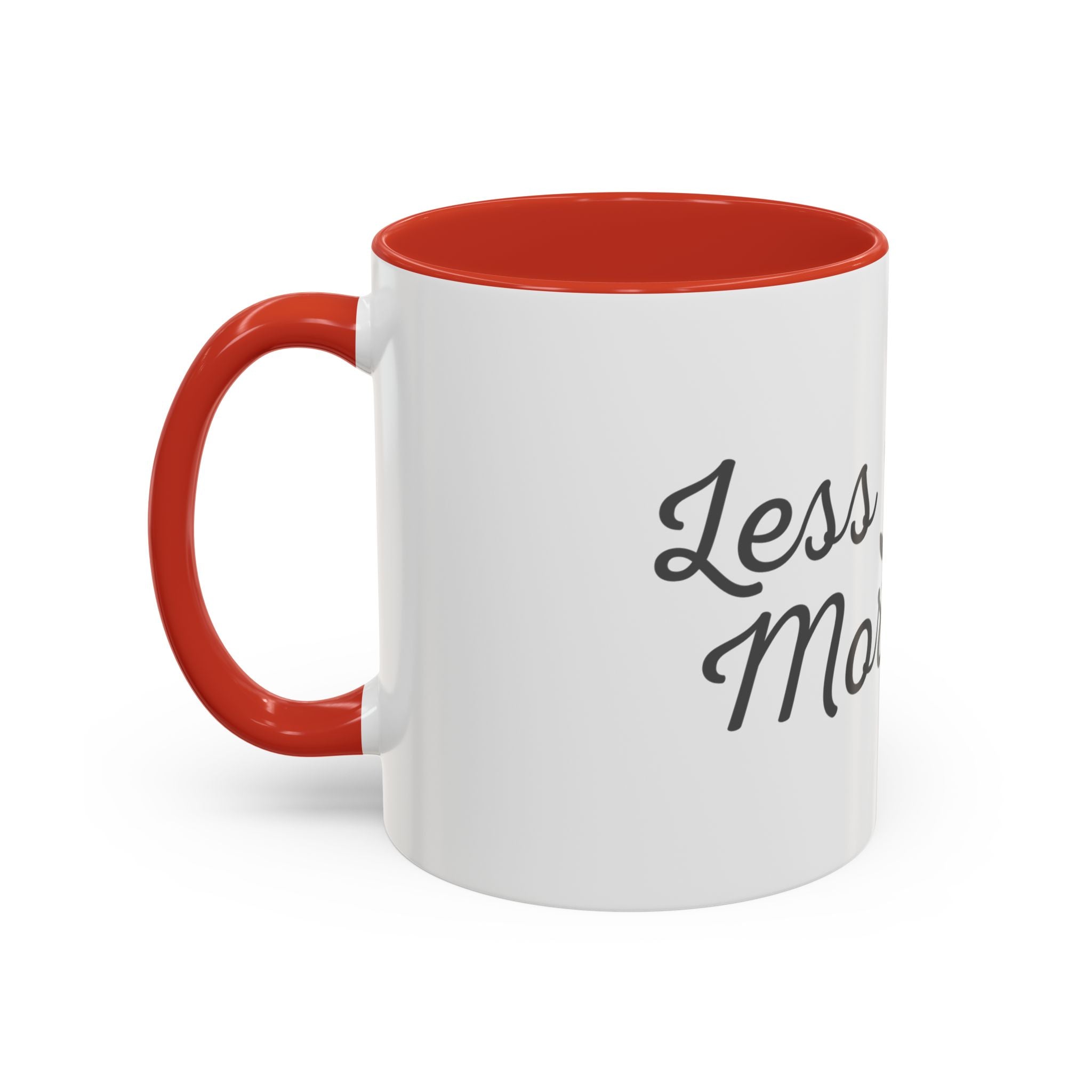 Coffee Mug — "Less Noise, More Life" Inspirational Accent Mug