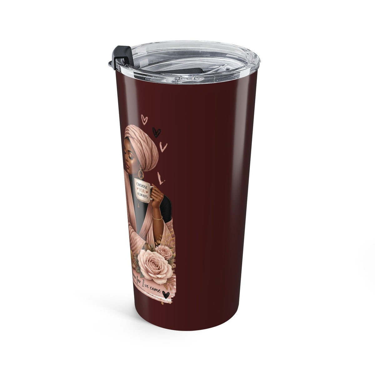 Celebrate Me 20oz Tumbler – Empowering Black Woman Design, Inspirational Gift