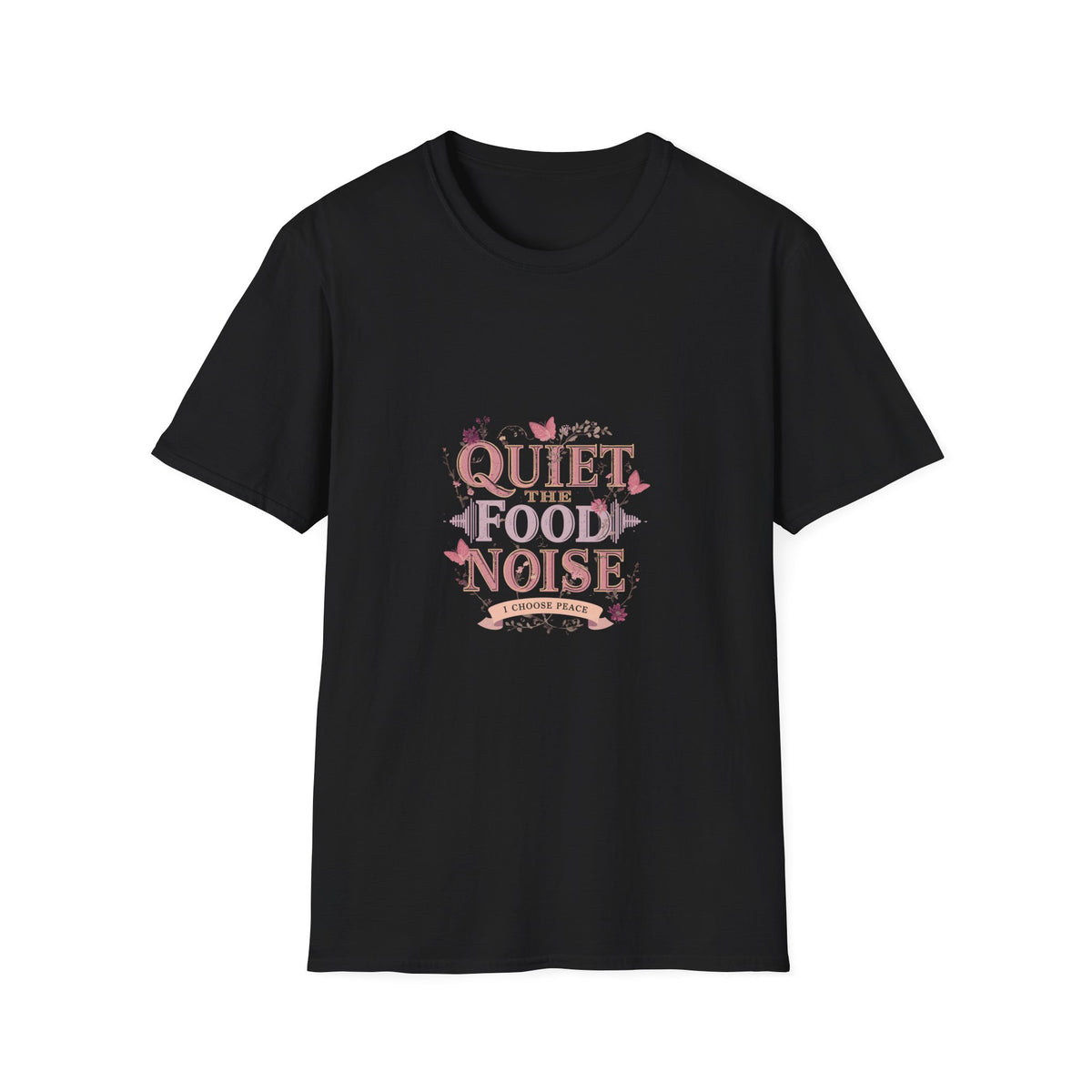 Quiet the Food Noise T-Shirt — Funny Foodie Graphic Tee
