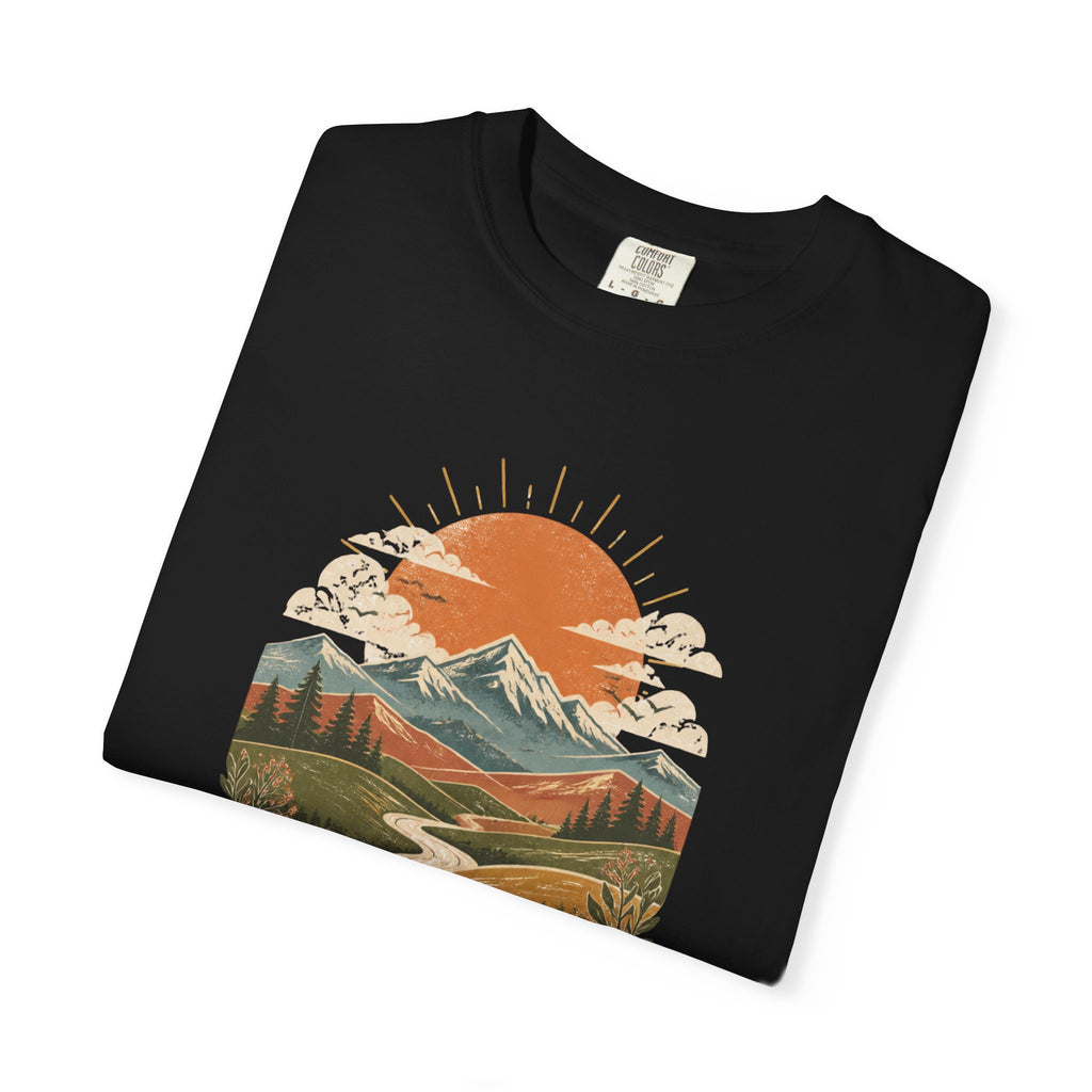 Food Freedom Garment-Dyed Tee — Soft Vintage-Wash Graphic T-Shirt
