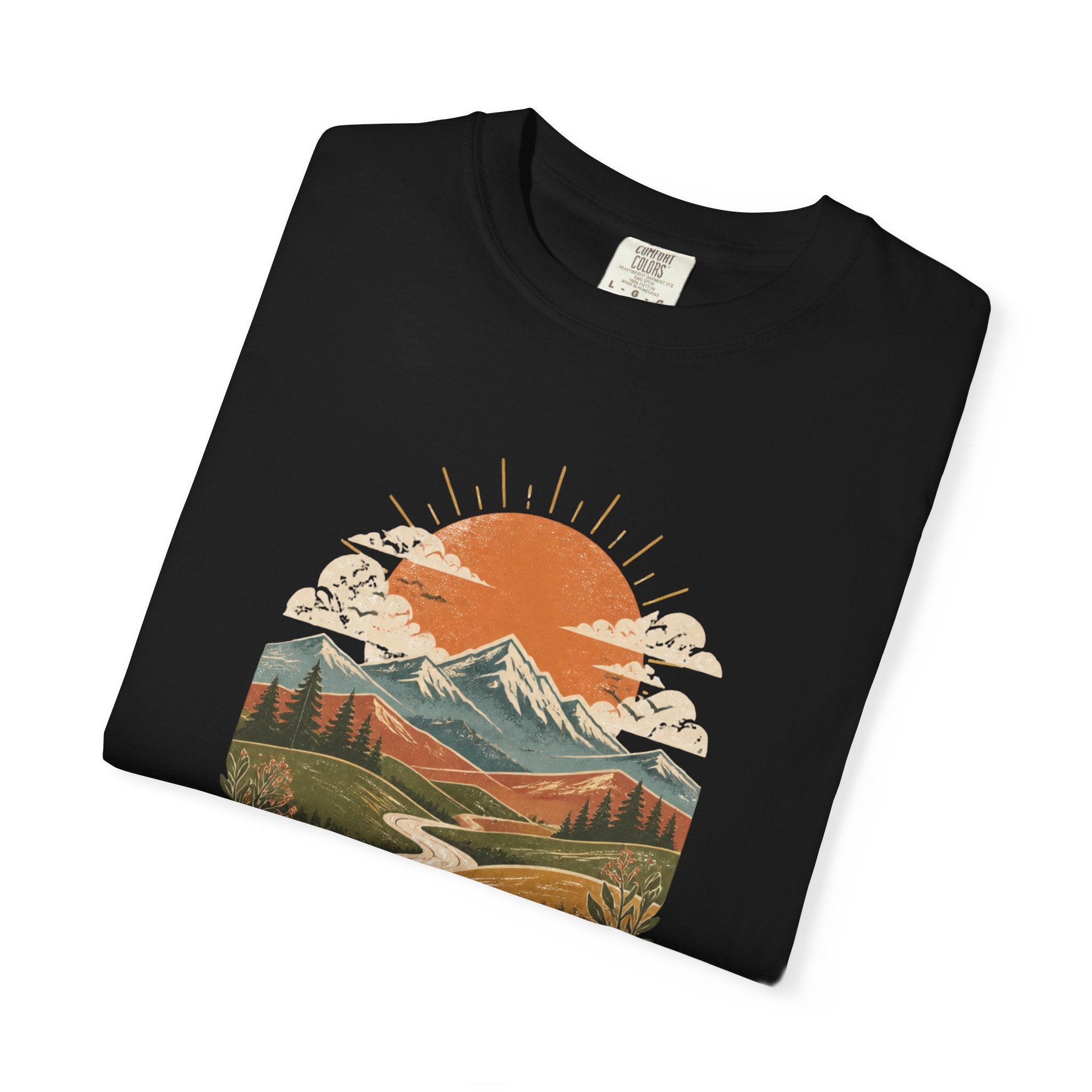 Food Freedom Garment-Dyed Tee — Soft Vintage-Wash Graphic T-Shirt