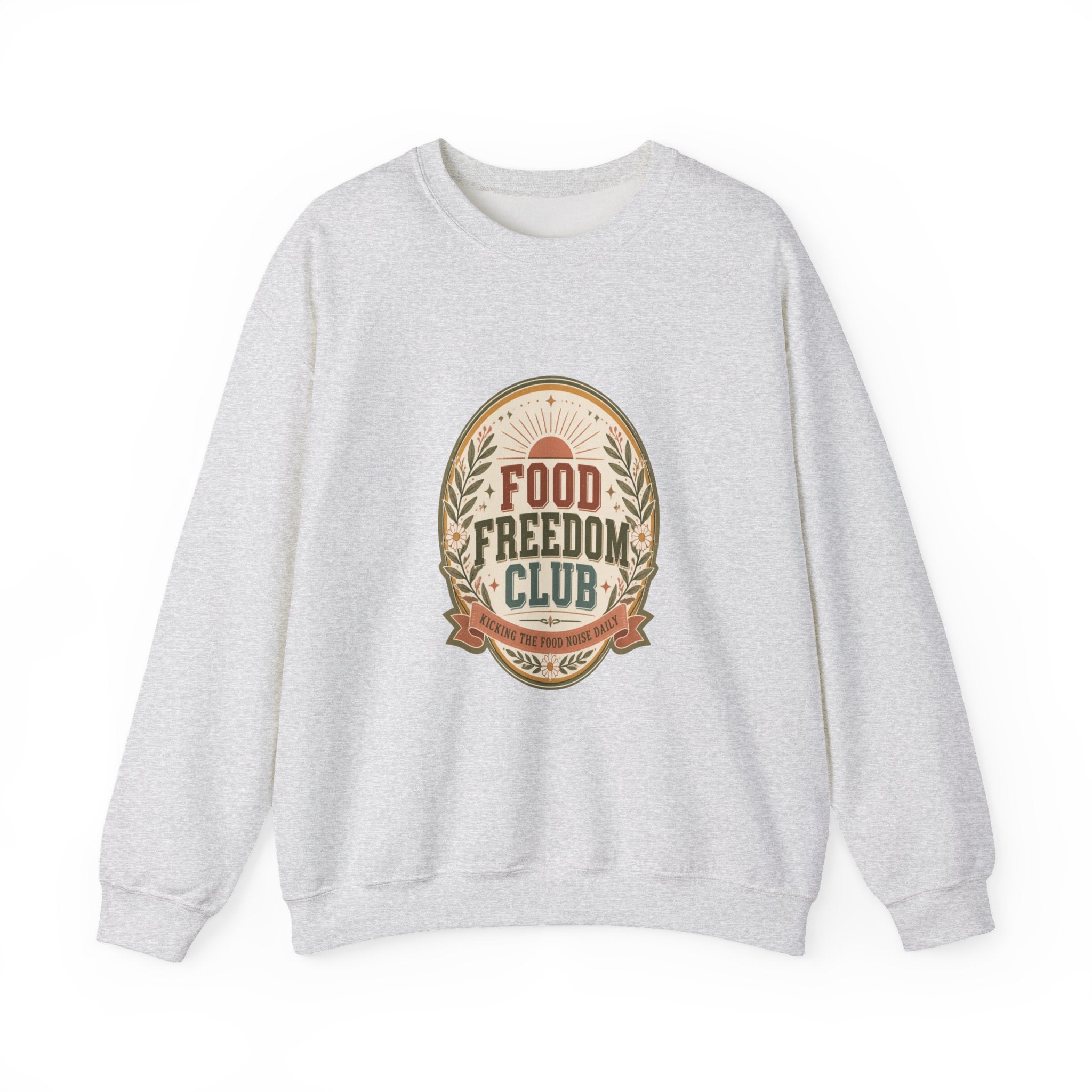 Food Freedom Club Sweatshirt — Vintage Emblem Crewneck