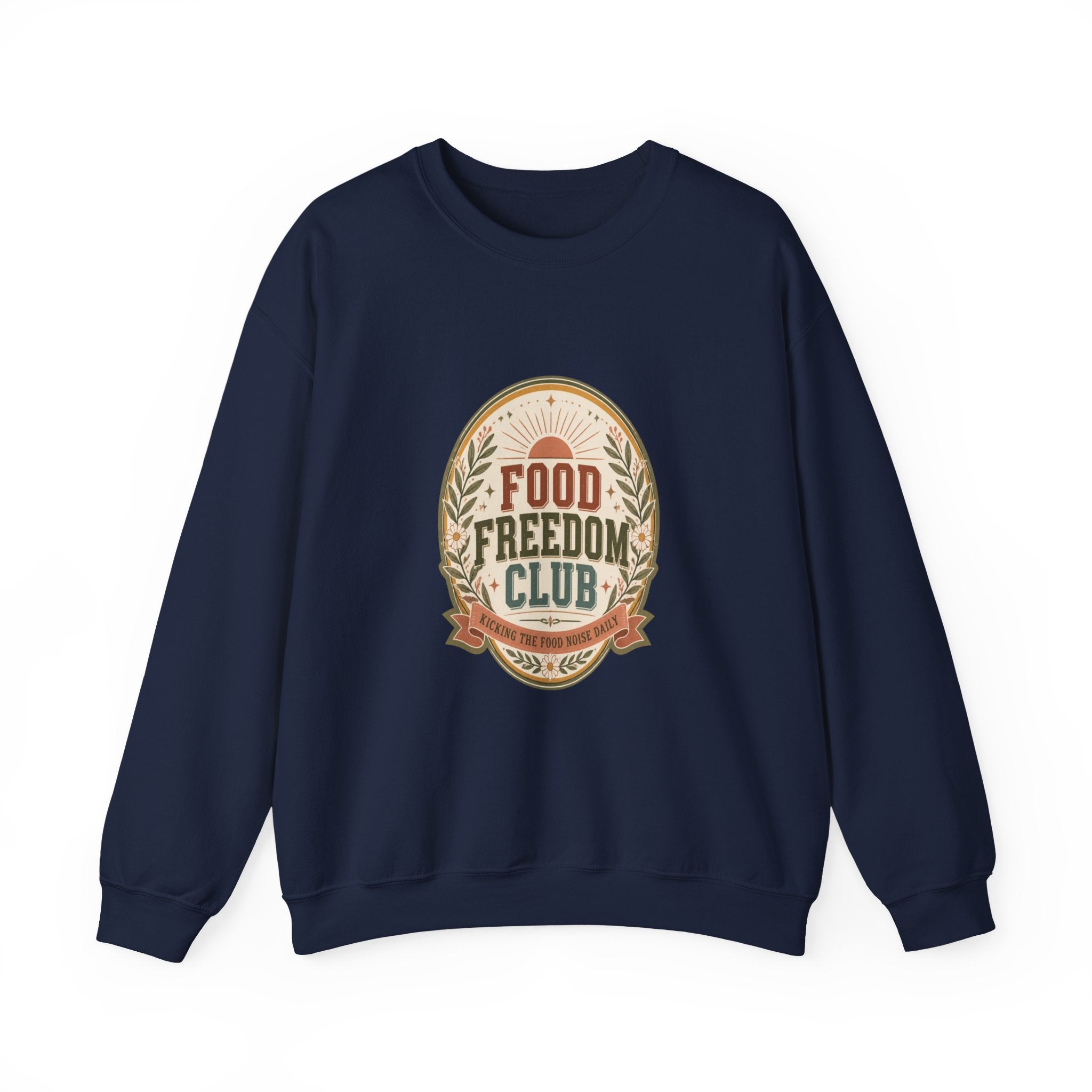 Food Freedom Club Sweatshirt — Vintage Emblem Crewneck