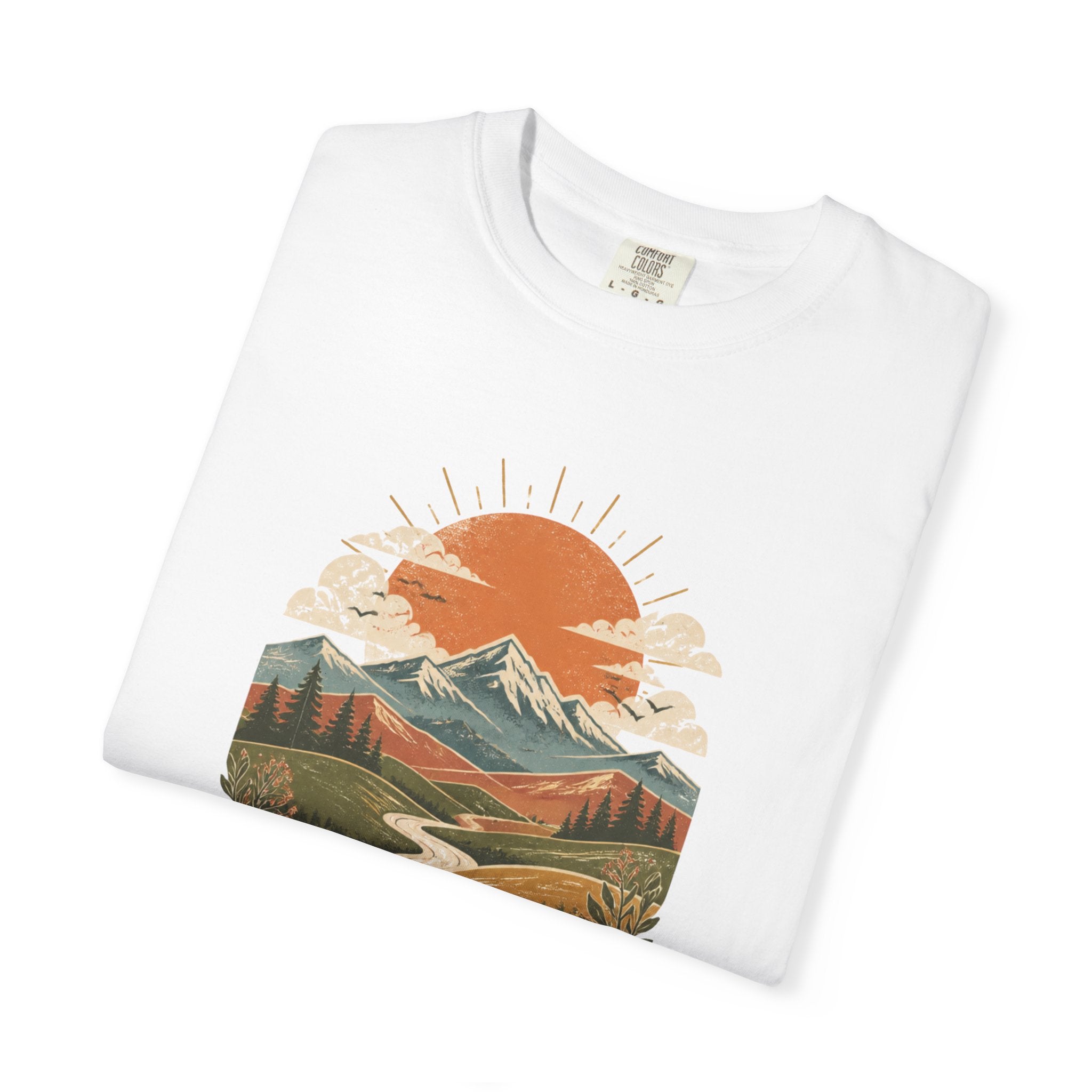 Food Freedom Garment-Dyed Tee — Soft Vintage-Wash Graphic T-Shirt