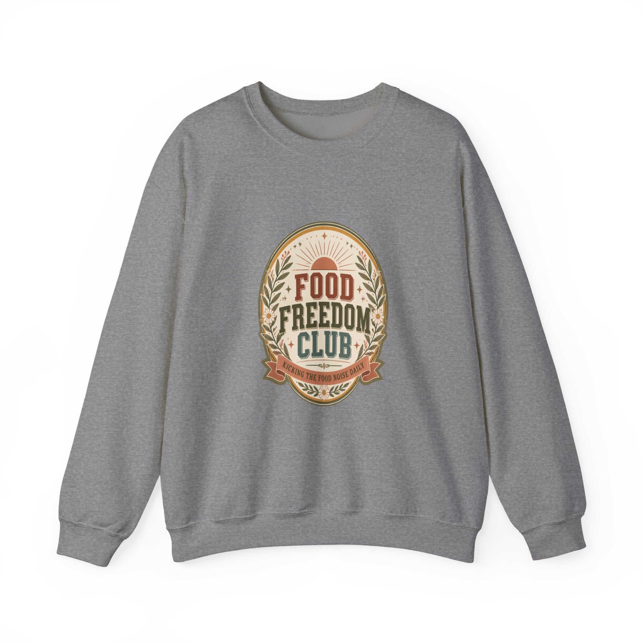 Food Freedom Club Sweatshirt — Vintage Emblem Crewneck