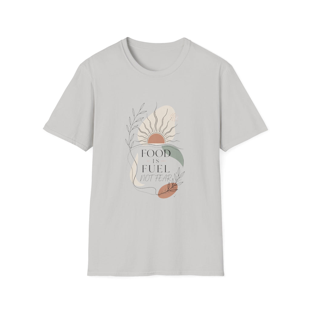 Abstract Sunflower Graphic T-Shirt — 'Good Vibes' Minimal Boho Tee