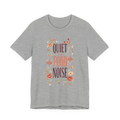 Quiet the Food Noise Tee — Mindful Eating Floral Graphic T-Shirt