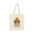 Less Noise More Life Canvas Tote Bag — Everyday Cotton Carry-All