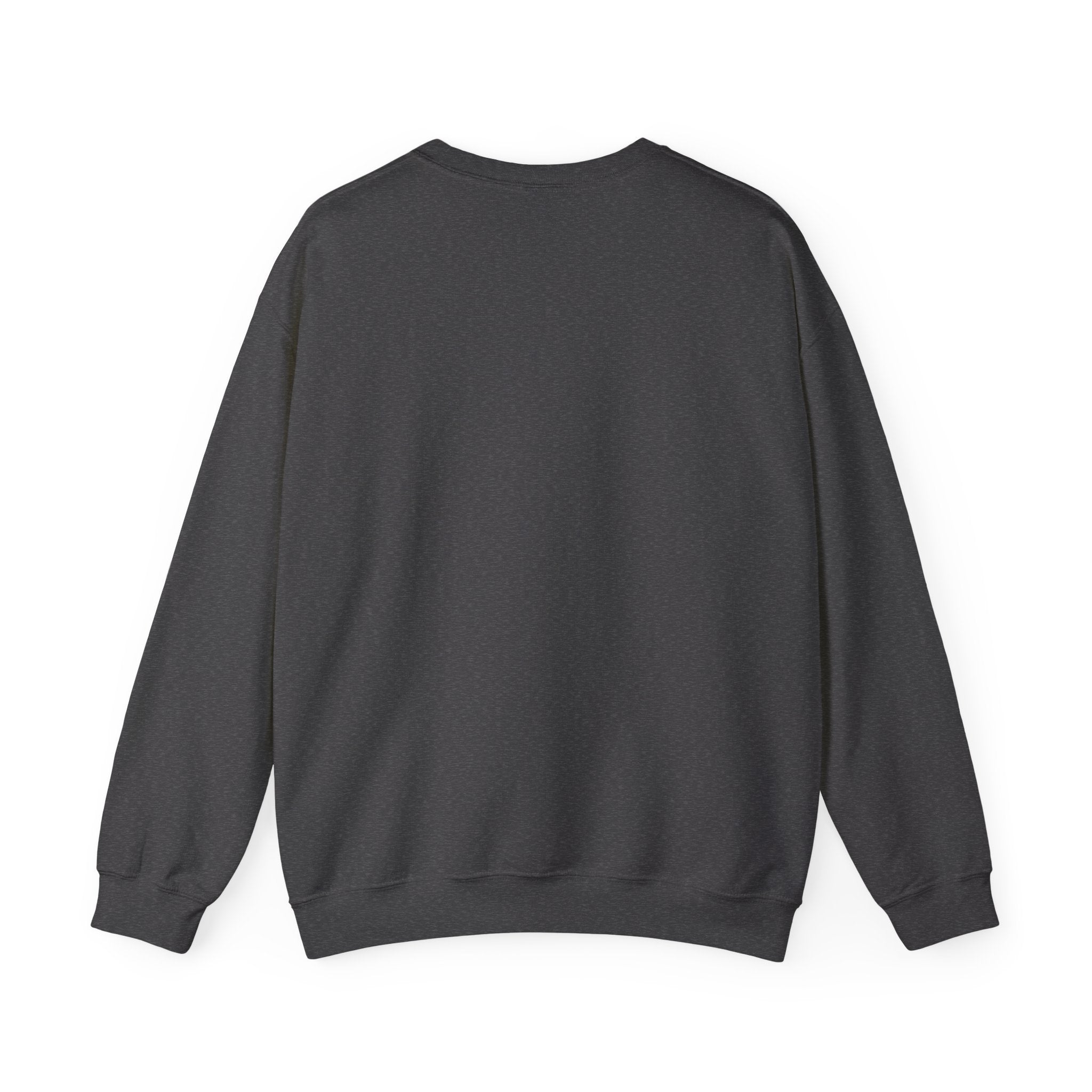Crewneck Sweatshirt — "Less Noise, More Life" Coffee Graphic