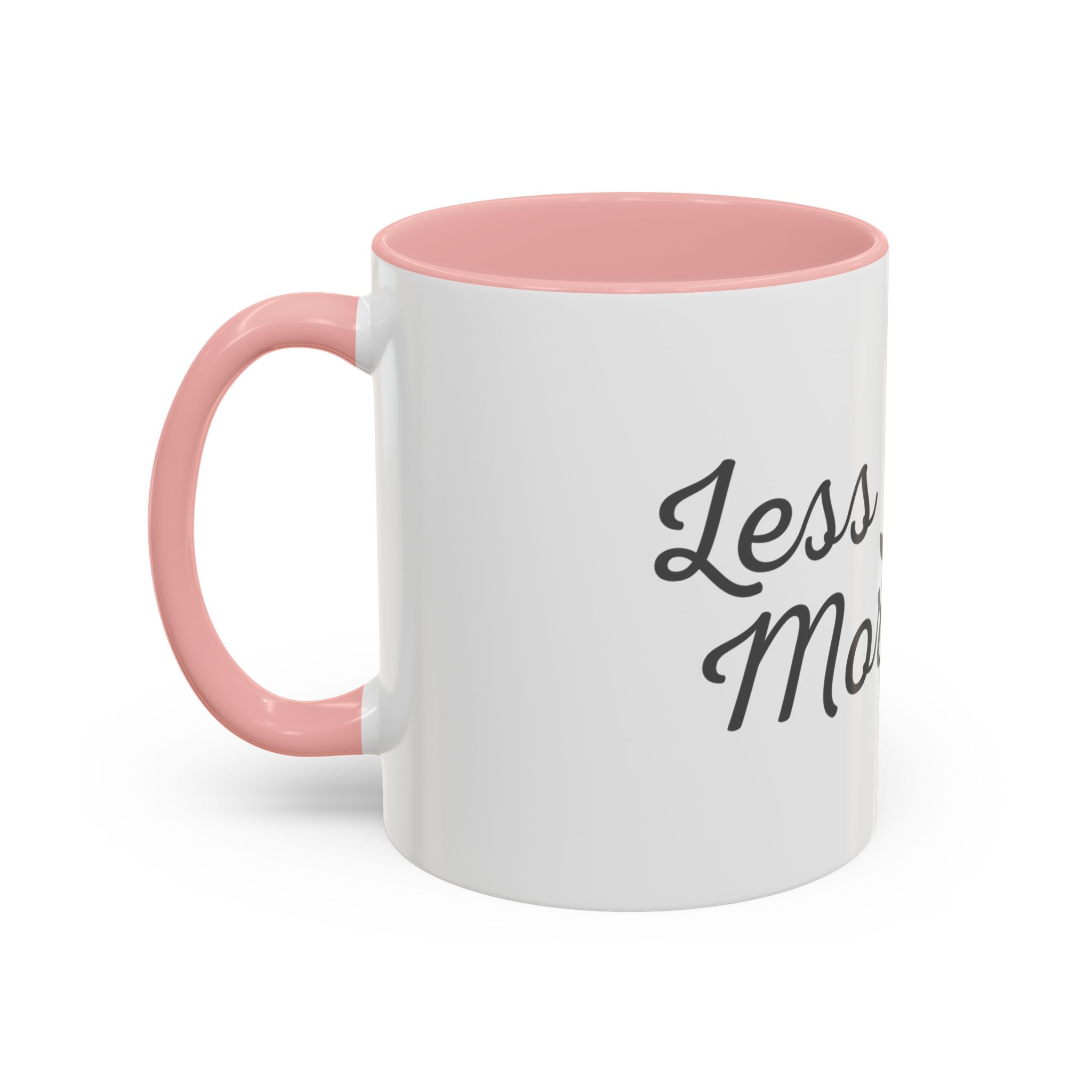 Coffee Mug — "Less Noise, More Life" Inspirational Accent Mug