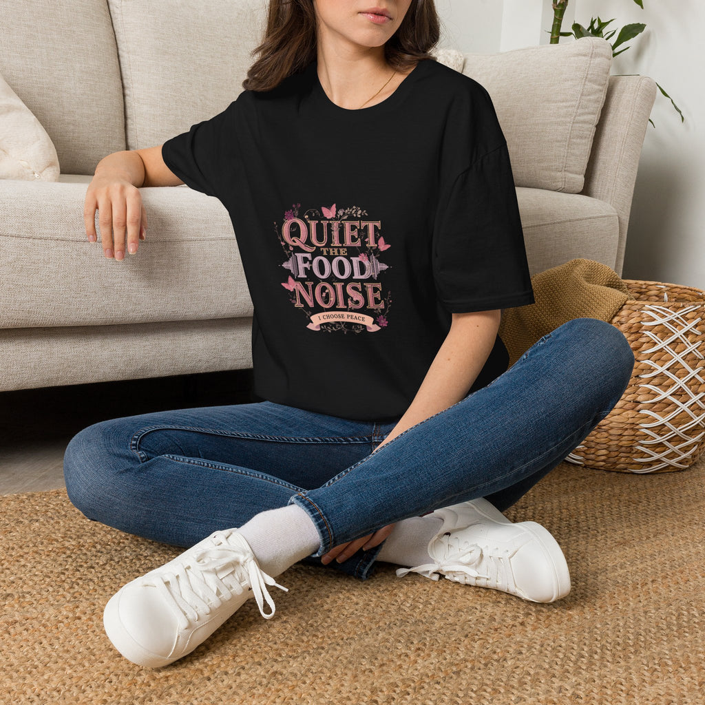 Quiet the Food Noise T-Shirt — Funny Foodie Graphic Tee