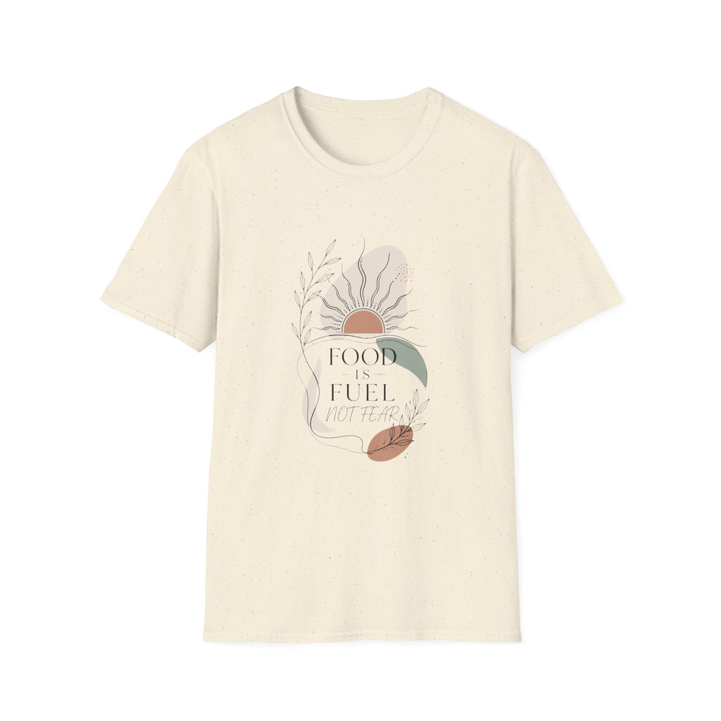 Abstract Sunflower Graphic T-Shirt — 'Good Vibes' Minimal Boho Tee