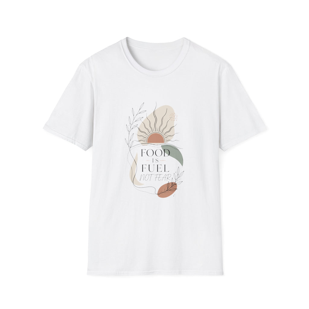 Abstract Sunflower Graphic T-Shirt — 'Good Vibes' Minimal Boho Tee