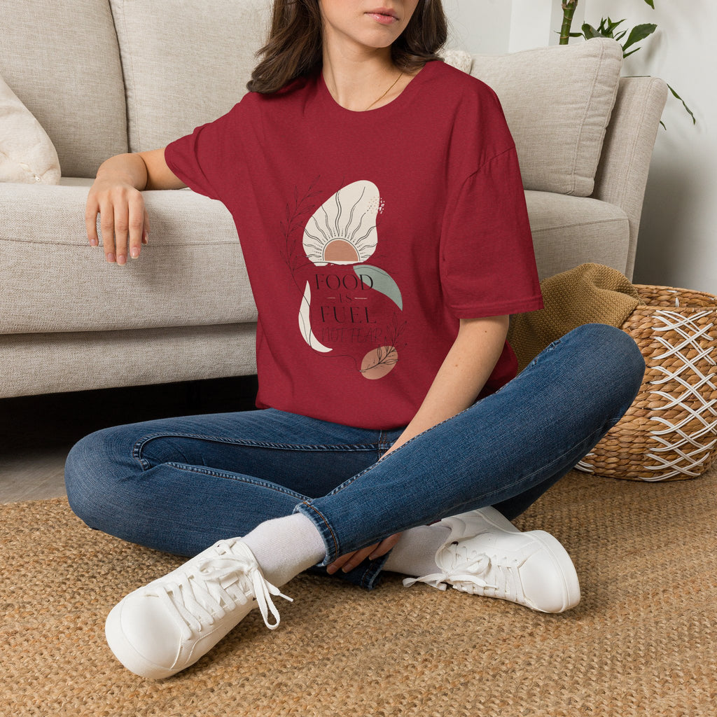 Abstract Sunflower Graphic T-Shirt — 'Good Vibes' Minimal Boho Tee