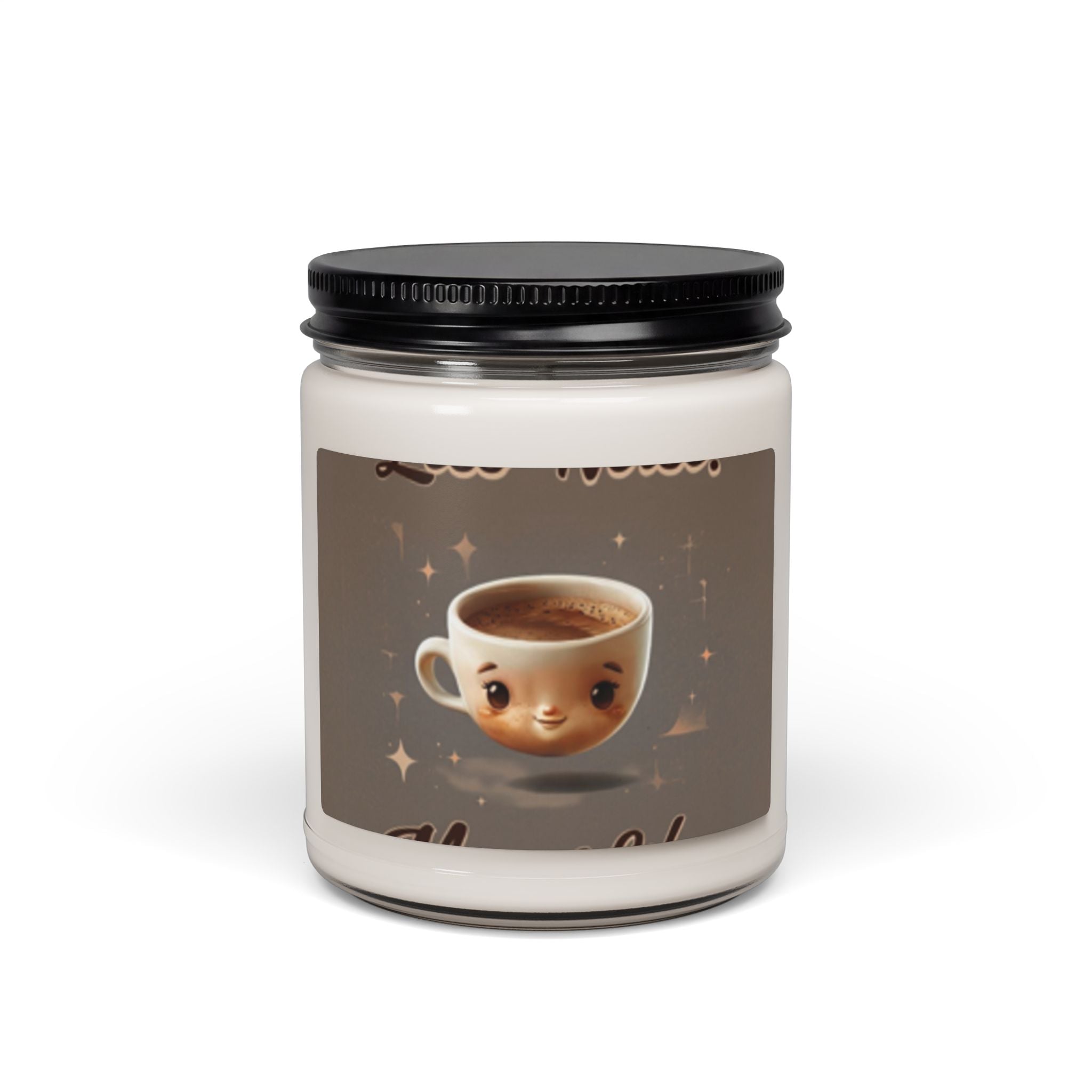 Coffee Cup Scented Soy Candle – Cozy Espresso Aroma, 9oz
