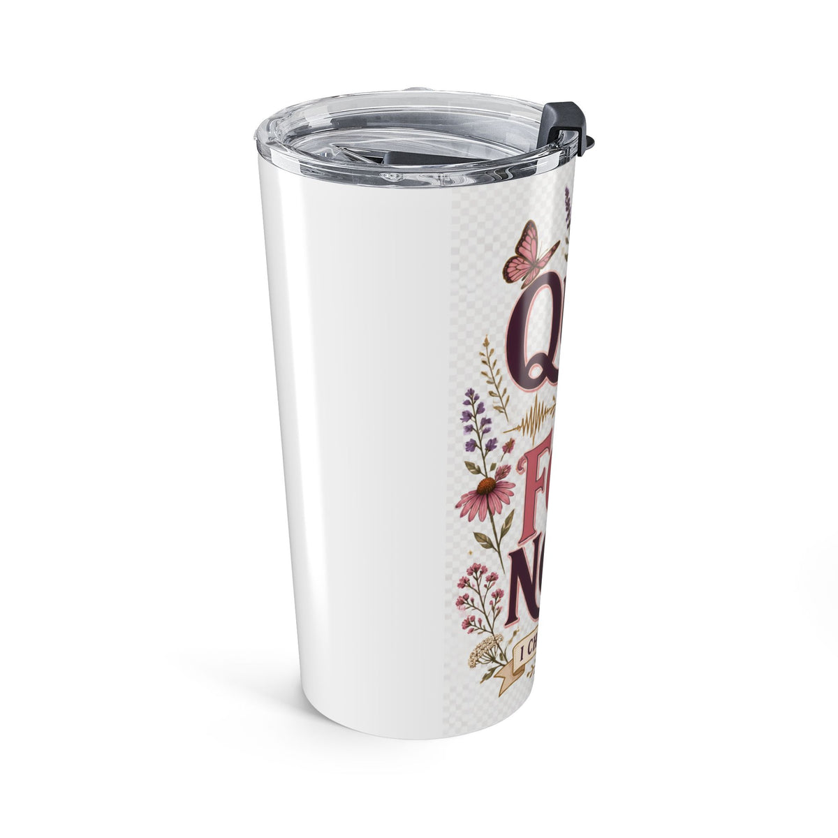 Tumbler — “Quiet the Food Noise” 20oz Insulated Travel Mug (Choose Peace)