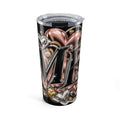 20oz Mama Tumbler – Metallic Heart Mom Travel Cup