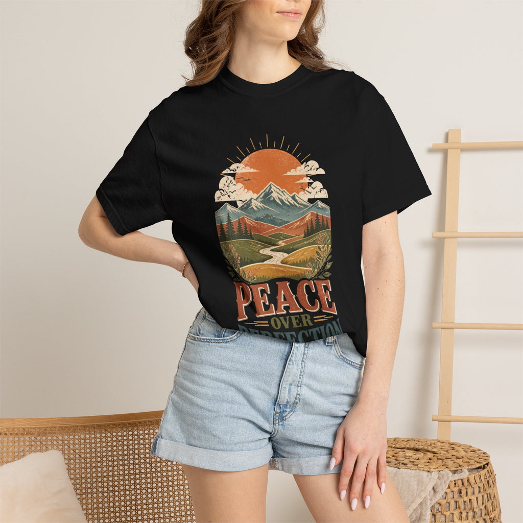 Food Freedom Garment-Dyed Tee — Soft Vintage-Wash Graphic T-Shirt