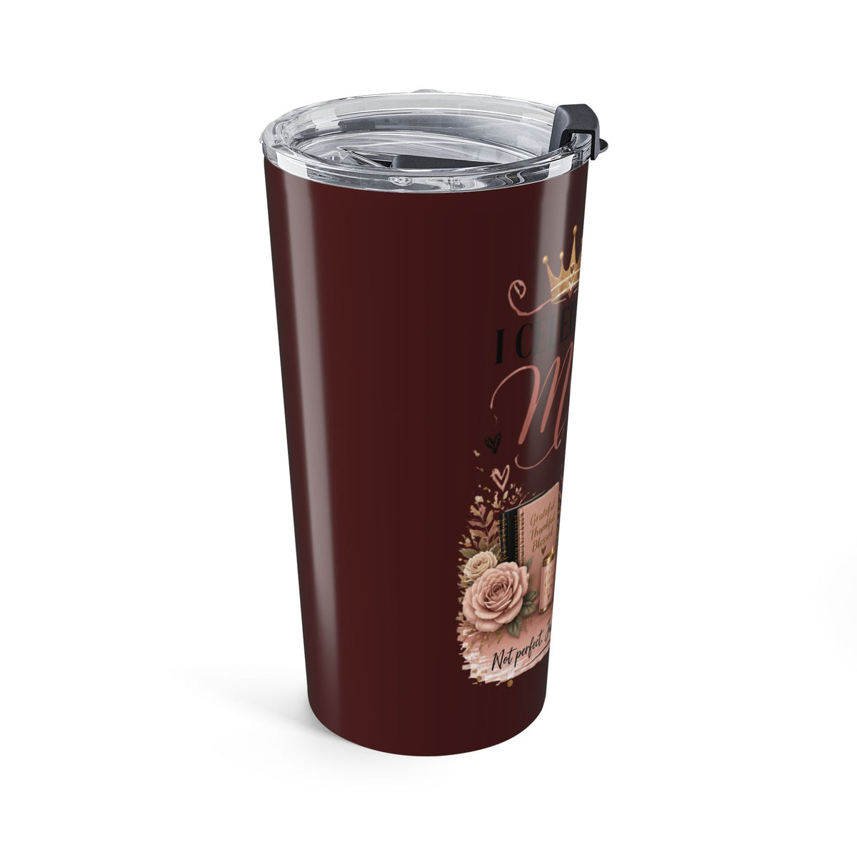 Celebrate Me 20oz Tumbler – Empowering Black Woman Design, Inspirational Gift