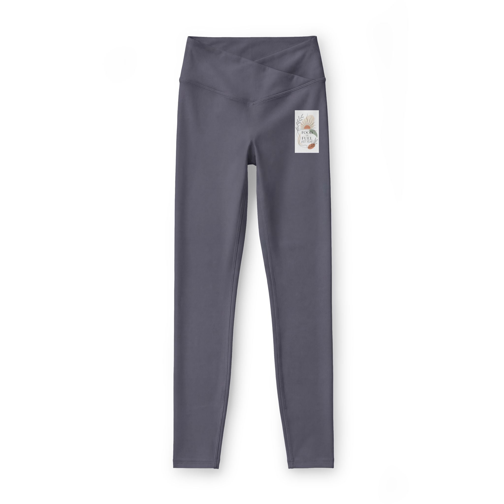 Black Luxe Leggings — High-Waist V-Front Workout & Everyday Leggings
